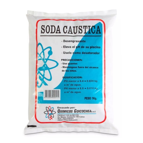Soda caustica 1 Kilo Grupo Coensa